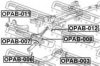 FEBEST OPAB-012 Control Arm-/Trailing Arm Bush